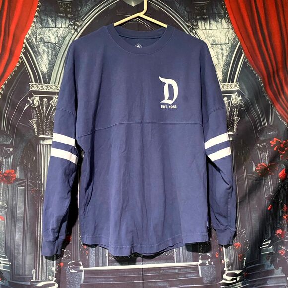 Disney Disneyland Resort Spirit Jersey Shirt Unisex S Blue Oversized Outdoor - Picture 1 of 3